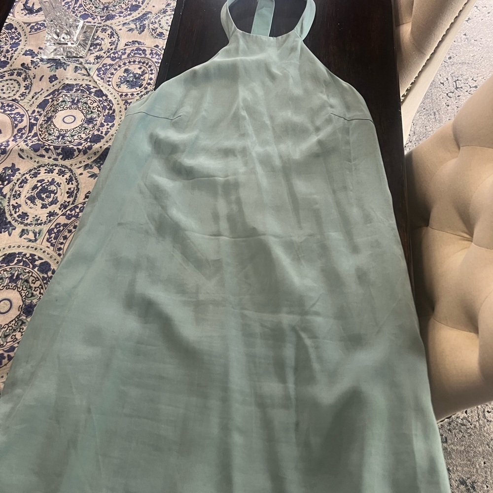 NBD Sage Green Halter Slip